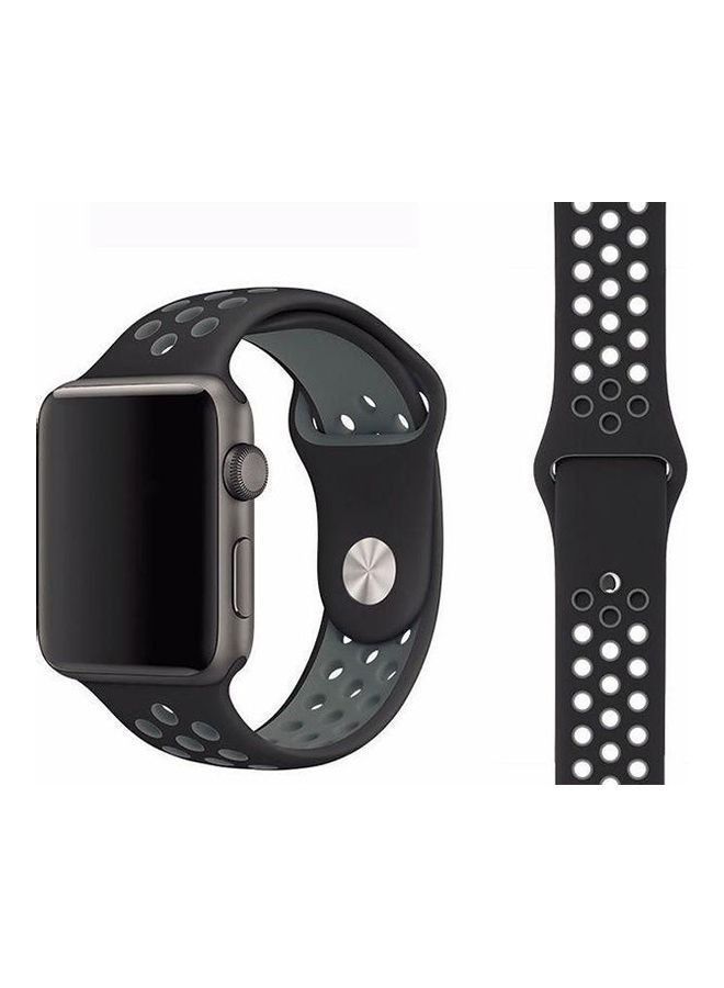 Sport Silicone Breathable Hole Replacement Strap For Apple Watch Series 5.6.7 42/44/45Mm - Image 4