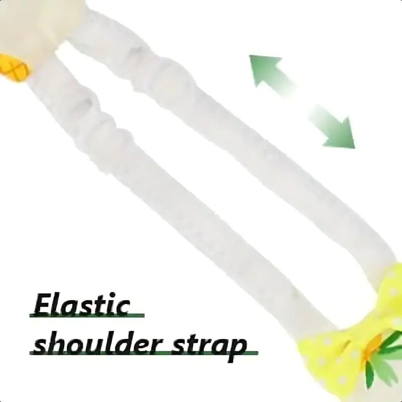 VAYINATO ® 2 قطع (موز) حفاضات قابلة للتعديل للطيور للببغاء، البادجي، كونور الشمس، اللوريات والطيور الصغيرة | قماش ناعم وقابل للتنفس، ملاءمة آمنة للطيران والاستخدام على الأرض | نظافة الطيور سهلة التنظيف - Image 5