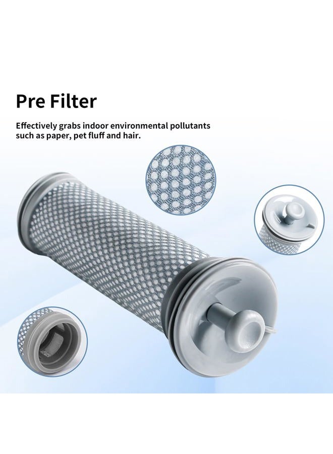 keluke 12 Pack Cordless Vacuum Filter Replacement Compatible with Tineco A10 Hero, A10 Series, A11 Hero, A11 Series, PURE ONE S11, S11 Series, PWRHERO11 Snap, S12 Pro EX,6 Pre Filters & 6 HEPA Filters - Image 5