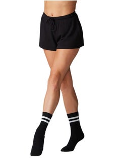 LOUNGE WAFFLE SHORT EBONY LARGE