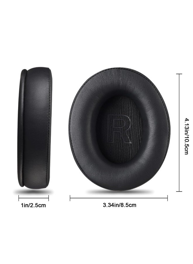1Pair For HyperX Cloud 2 Earpads Coolig Gel Cloud Alpha Ear Cushions Pads, Ugrade Earcups Accessories Replacement for HyperX Cloud Stinger/Cloud Flight/Cloud II/Cloud Alpha Wireless (Black) - Image 2