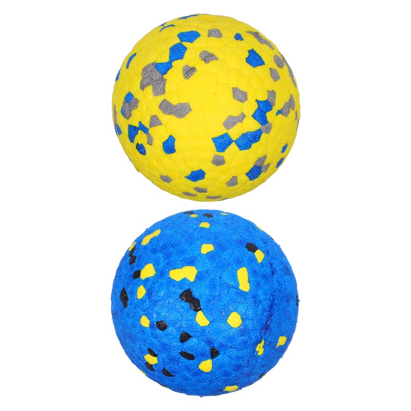 2pcs Dog Tennis For Aggressive Chewers Dog Teething Chew Toys For Large Medium Small And Puppies - Image 1