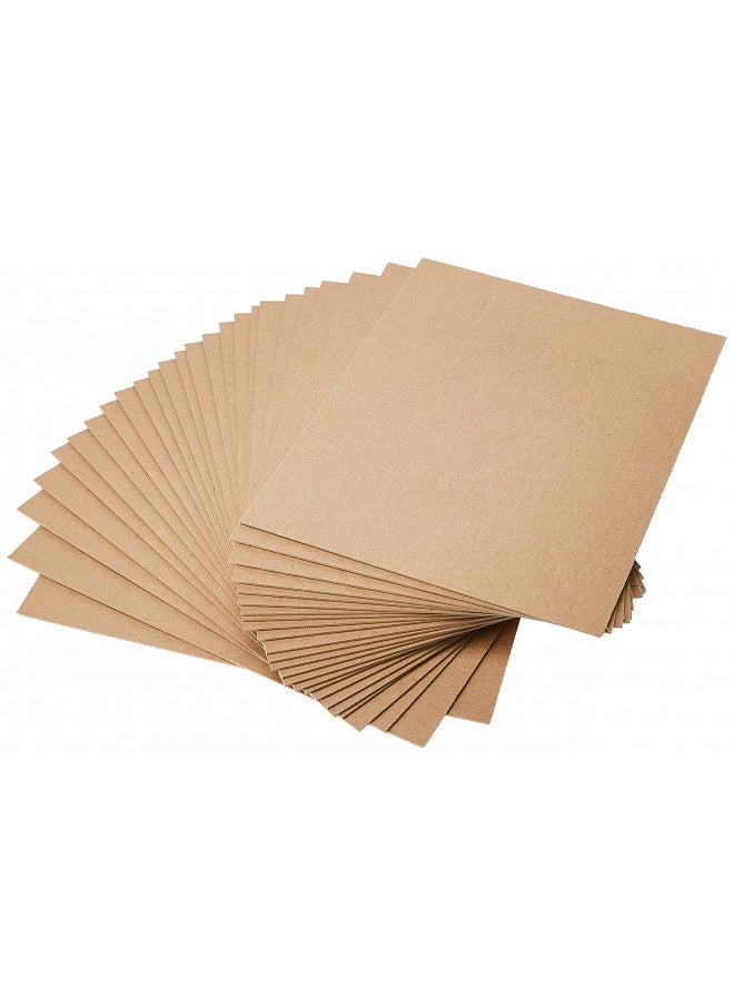 Grafix Grafix Medium Weight 8.5 x 11, Natural Pack of 25 Acid-Free 0.057 Chipboard Sheets, Create Three-Dimensional Embellishments for Cards, Papercrafts, Mixed Media, Home Décor, 25 Count 