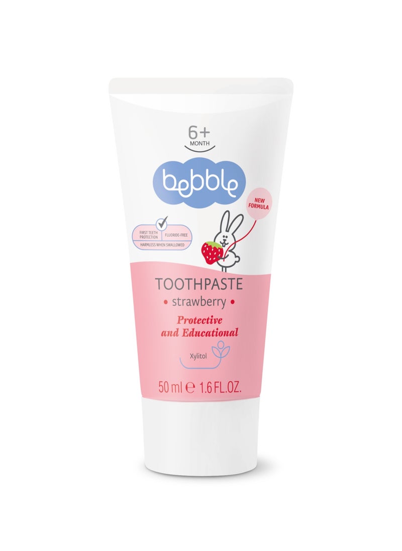 bebble Lavena bebble Strawberry Toothpaste for Babies 50ml  - Image 2