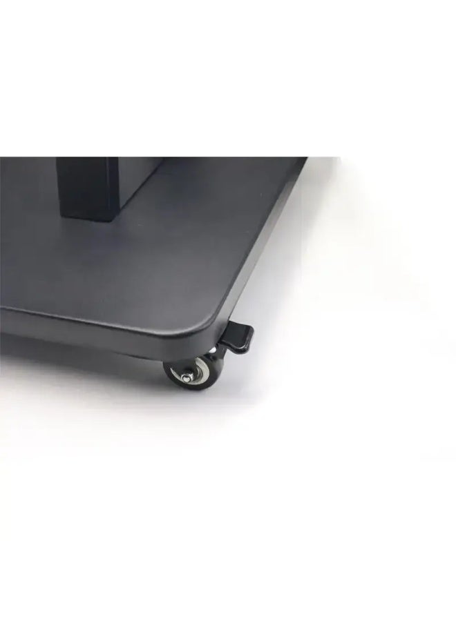 FTTEGO Ultimate KZE58 Mobile TV Floor Stand: 65-86" Support, 180kg Load, Adjustable, Portable | Black - Image 2