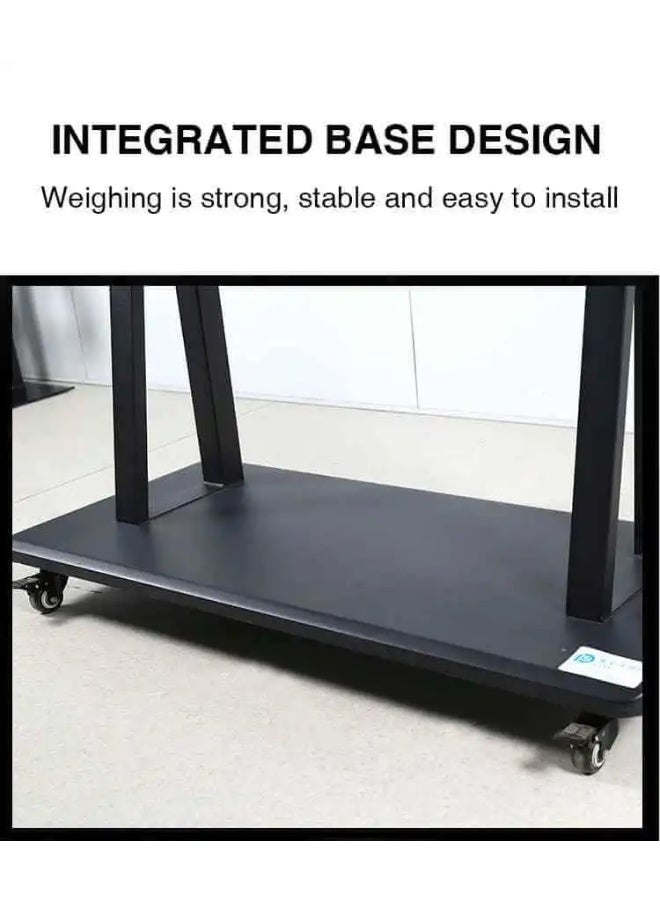 FTTEGO Ultimate KZE58 Mobile TV Floor Stand: 65-86" Support, 180kg Load, Adjustable, Portable | Black - Image 4