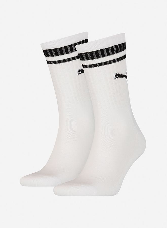 PUMA Pack of 2 - Heritage Stripe Crew Socks 