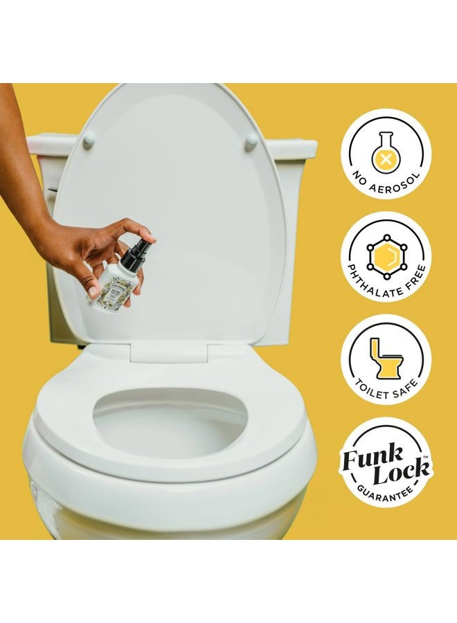 Poo-Pourri Before-You-Go Toilet Spray, Original Citrus, 2 Fl Oz, Up to 100 Uses, Bathroom Odor Deodorizer with Essential Oils for Home or Work, Travel Essentials, TSA Approved Size, Lemon Bergamot - Image 2