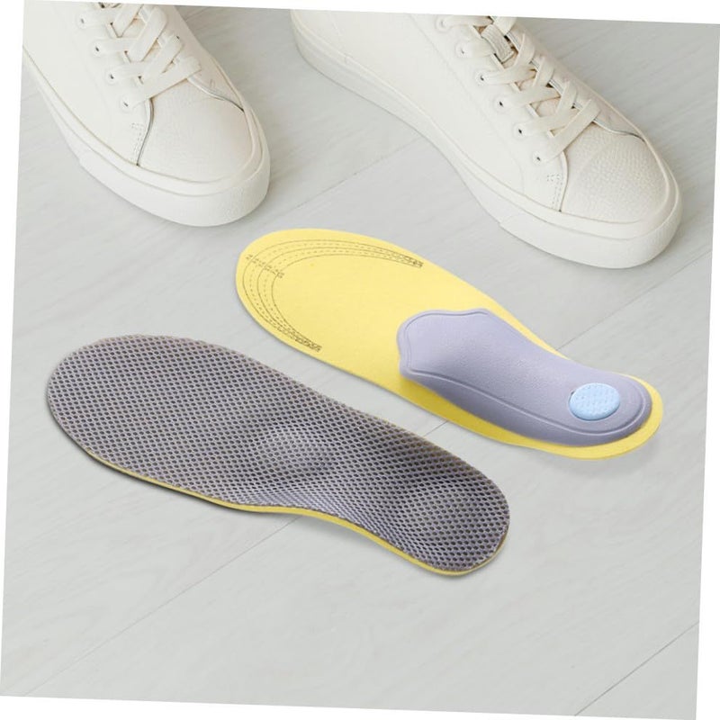 Balacoo Arch Support Insoles for Men 40-46 Gray Sweat Absorption Pads for Flat Feet Overpronation - Image 5