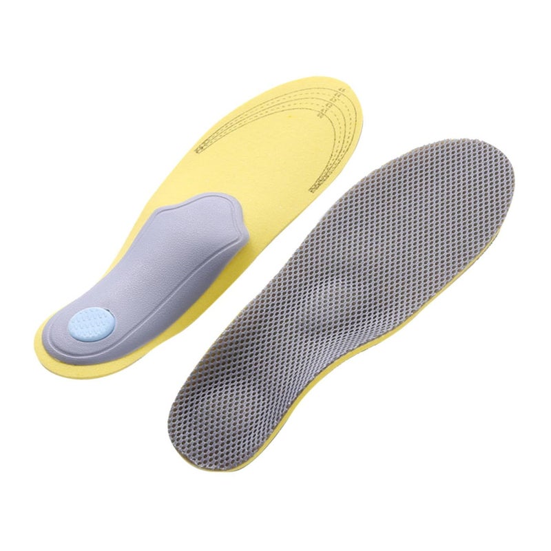 Balacoo Arch Support Insoles for Men 40-46 Gray Sweat Absorption Pads for Flat Feet Overpronation - Image 2