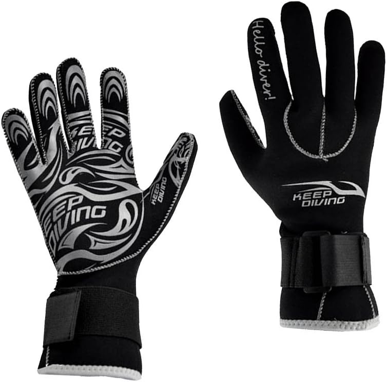 klarako 3mm Neoprene Adult Men Women Wetsuit Gloves Kayak Canoe Scuba Diving Swimming Surfing Sailing Water Sports Warm Gloves Size S XL - Image 3