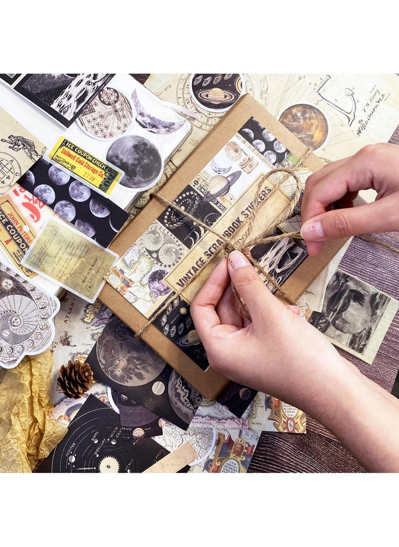 Y&D - 270 Pcs Vintage Material Pack Stickers-(Memory Space) For Hand Ledger Diy Stickers - Image 1