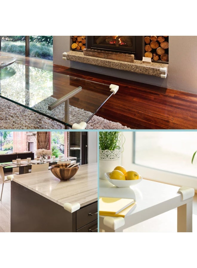 Soft Foam Baby Corner Protector, Baby Safety Corner Edge Guard, Pre-cut Safety Furniture Protector for Table, Stairs, Cupboard 4Pcs - Image 5