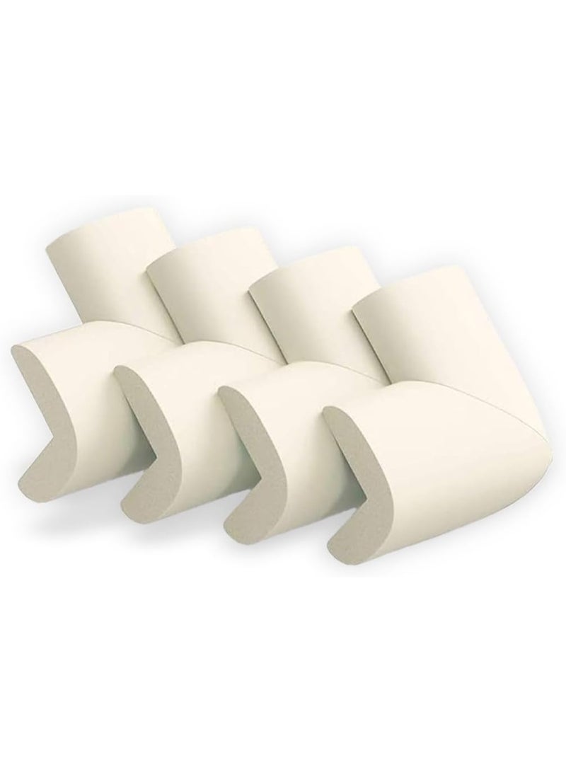 Soft Foam Baby Corner Protector, Baby Safety Corner Edge Guard, Pre-cut Safety Furniture Protector for Table, Stairs, Cupboard 4Pcs - Image 1