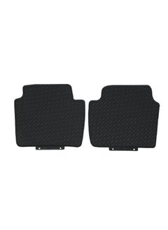AUTOSMART 3-Piece Easy To Clean Premium PVC Car Mat Set Black YC-001-QY001  - Image 1