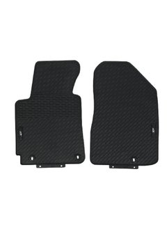 AUTOSMART 3-Piece Easy To Clean Premium PVC Car Mat Set Black YC-001-QY001  - Image 2