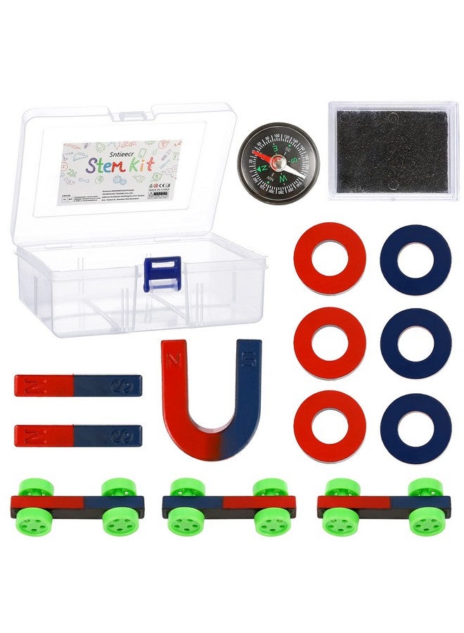 Sntieecr مجموعة مغناطيسية للعلوم للأطفال من Sntieecr Labs للتجارب التعليمية، أدوات تجارب العلوم، ألعاب تعليمية فيزياء للأطفال والمراهقين - Image 1