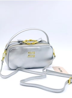 Miu Miu Leather and Patent Leather Shoulder Bag  - Image 2