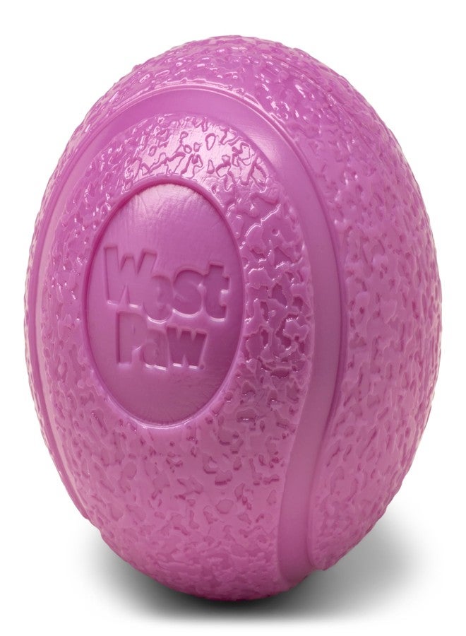 ويست باو لعبة جلب الكرة للكلاب من ويست باو باوندر - ألعاب نطاطة للكلاب، للجلب، والتقاط الكرة، والمضغ، واللعب - كرات عائمة وقابلة لإعادة التدوير - عبوة من قطعتين باللون الوردي الفاتح/الأزرق الفيروزي - Image 3