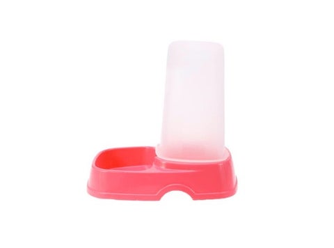 موزع تغذية بالجاذبية للأطعمة الجافة (سعة 2.5 لتر) - احمر