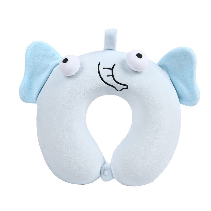 Cute Cartoon U-Shaped Pillow Memory Foam Portable Unicorn Travel Outdoor Neck Pillow Office Artifact Nap Pillow - Image 1