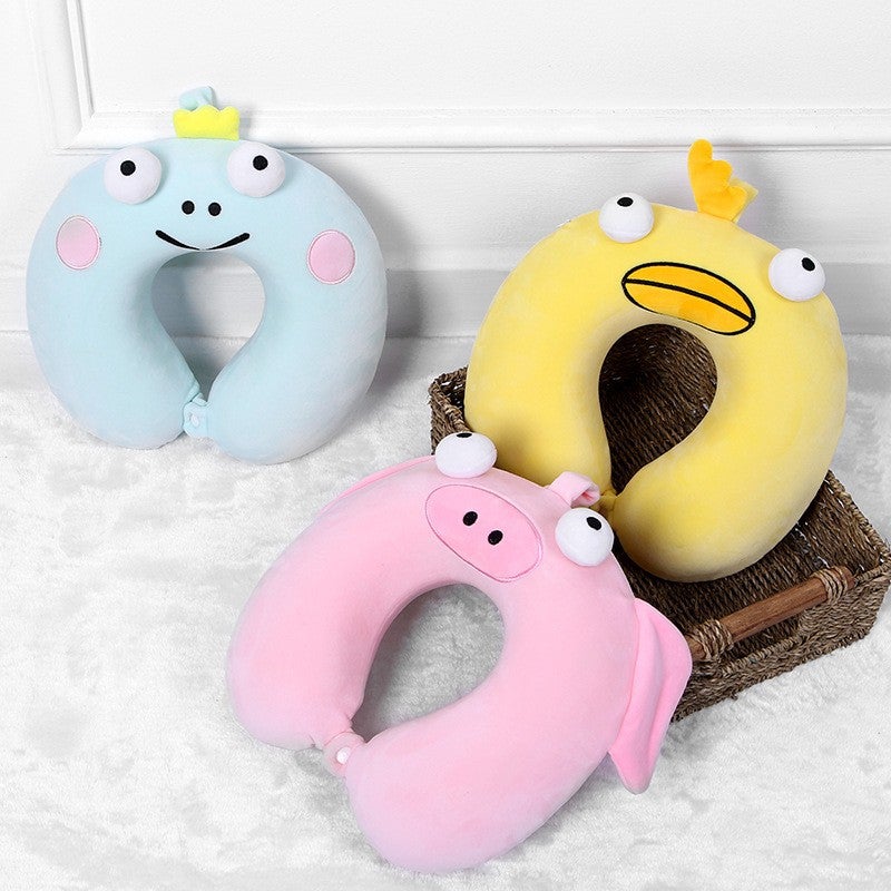 Cute Cartoon U-Shaped Pillow Memory Foam Portable Unicorn Travel Outdoor Neck Pillow Office Artifact Nap Pillow - Image 3