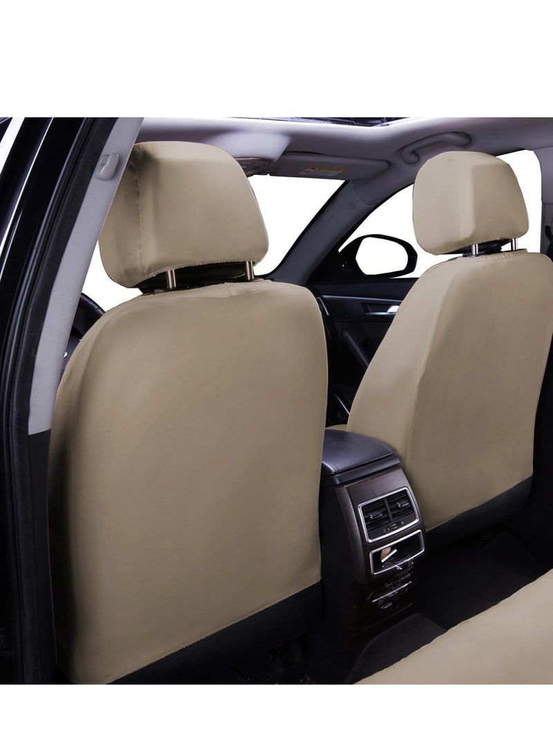 Arabest Waterproof Car Seat Cover (Full Set), Durable, Breathable, Waterproof, Anti-fouling, Universal, Suitable for Car/Truck/SUV (Beige) - Image 4