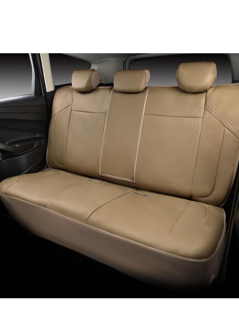 Arabest Waterproof Car Seat Cover (Full Set), Durable, Breathable, Waterproof, Anti-fouling, Universal, Suitable for Car/Truck/SUV (Beige) - Image 5
