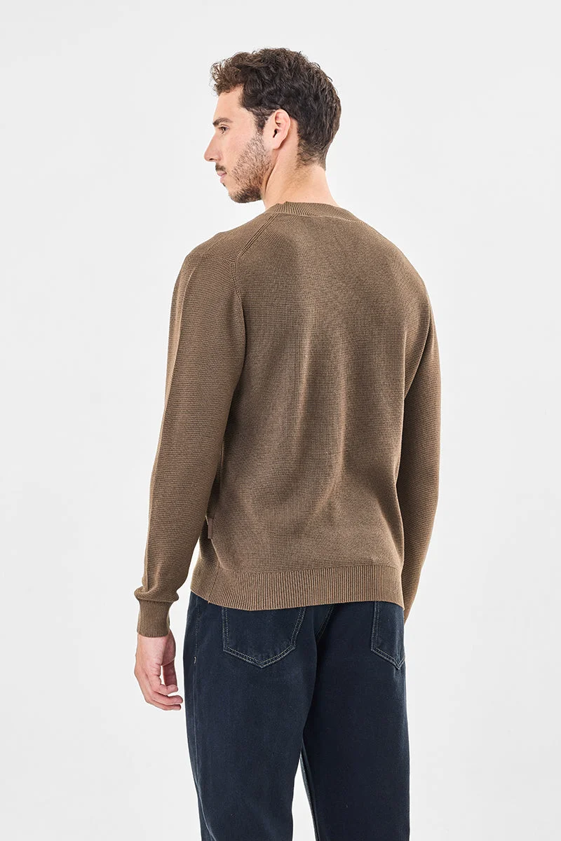 SNITCH V Neck Full Sleeve Sweater