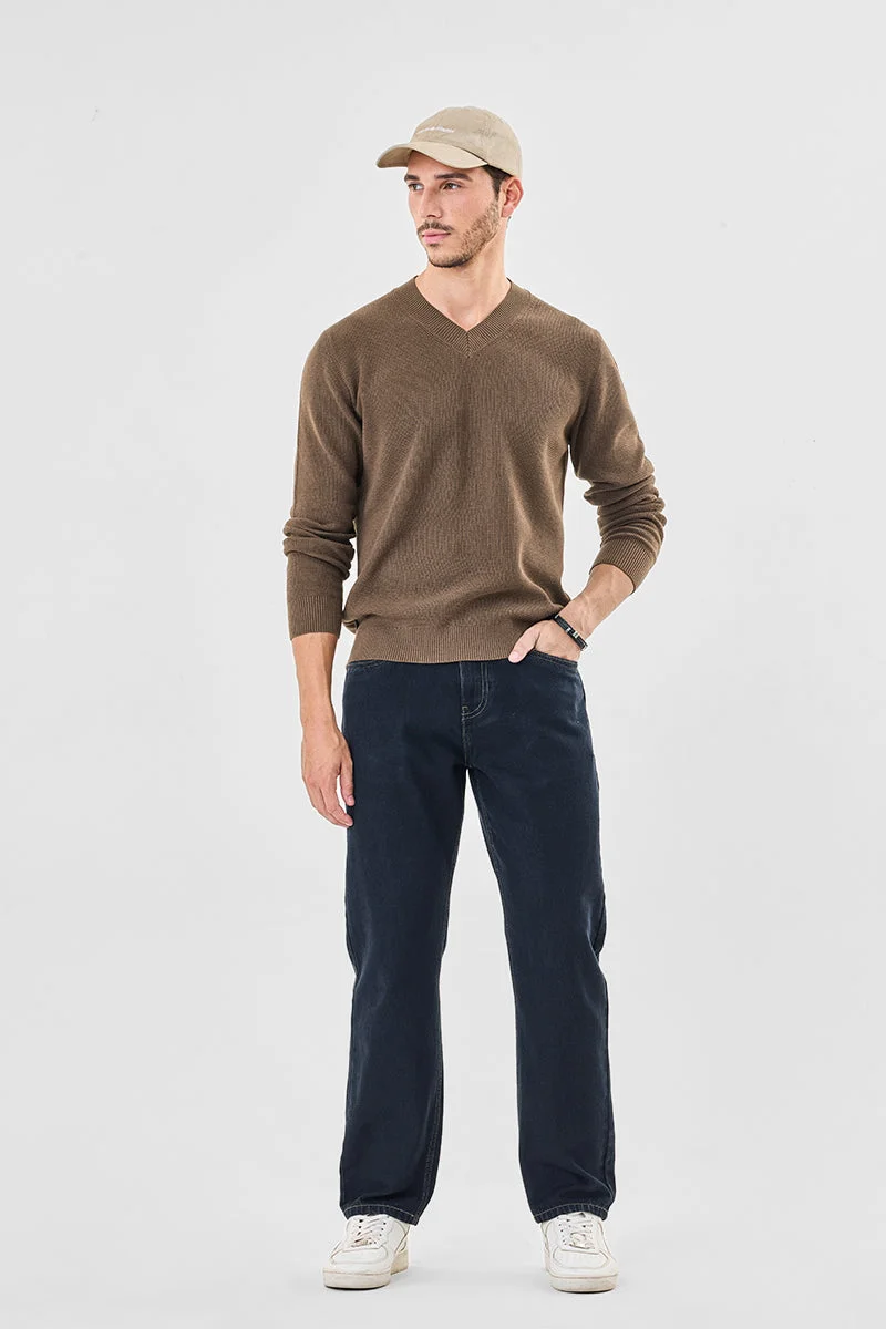 SNITCH V Neck Full Sleeve Sweater