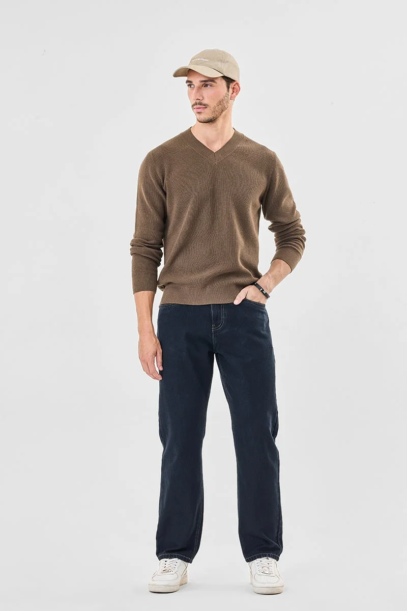 SNITCH V Neck Full Sleeve Sweater