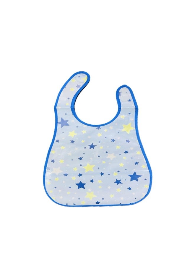 KIDS BASIC Long Silicone Feeding Bib For Baby |Waterproof Bib With Silicone Pocket Backside | Baby Apron (Pack of 1) - Image 1