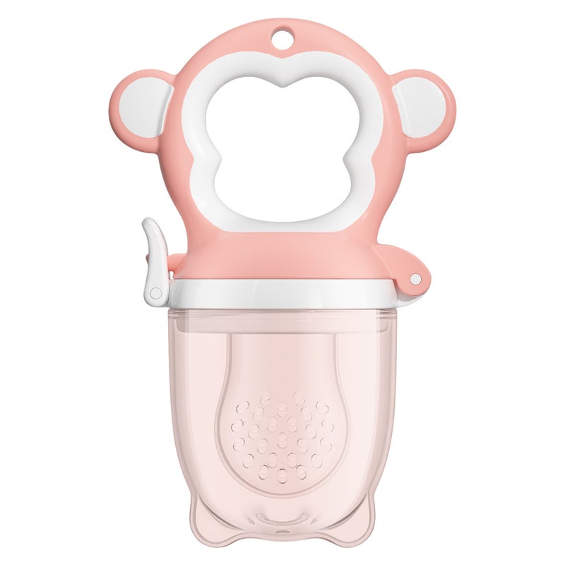 kismube Baby Fruit Feeding Teether Chew Bag with Silicone Nipple - Safe & BPA-Free for Infants 3-6 Months - Image 1