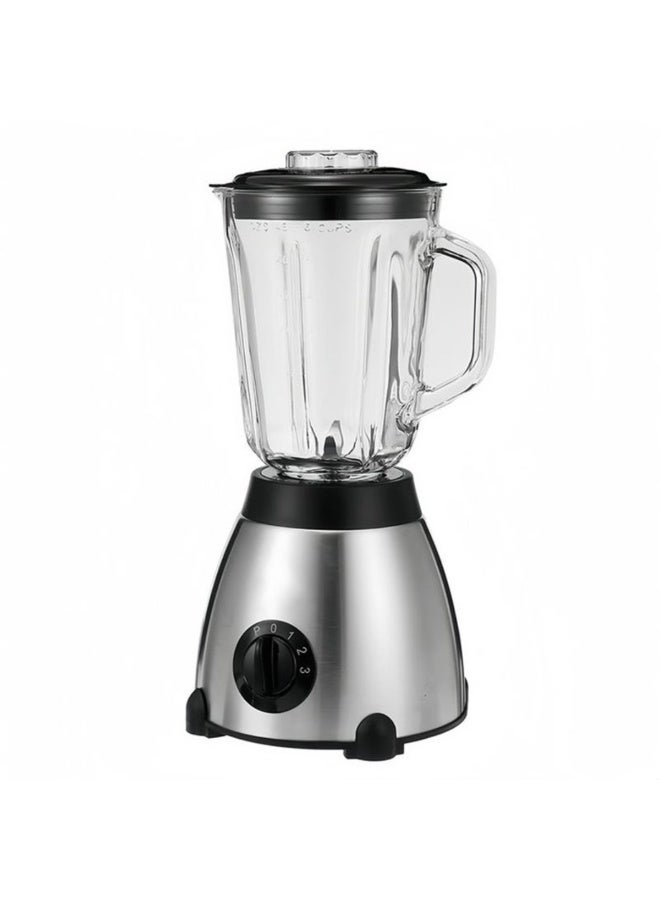 Tradeo 2-in-1 Electric Blender 1000W – High-Speed with 5 Stainless Steel Blades, 1.5L Large Capacity Jar, Smoothies, Juices, Shakes & Soups – Powerful & Easy-to-Clean Home Kitchen Appliance.
