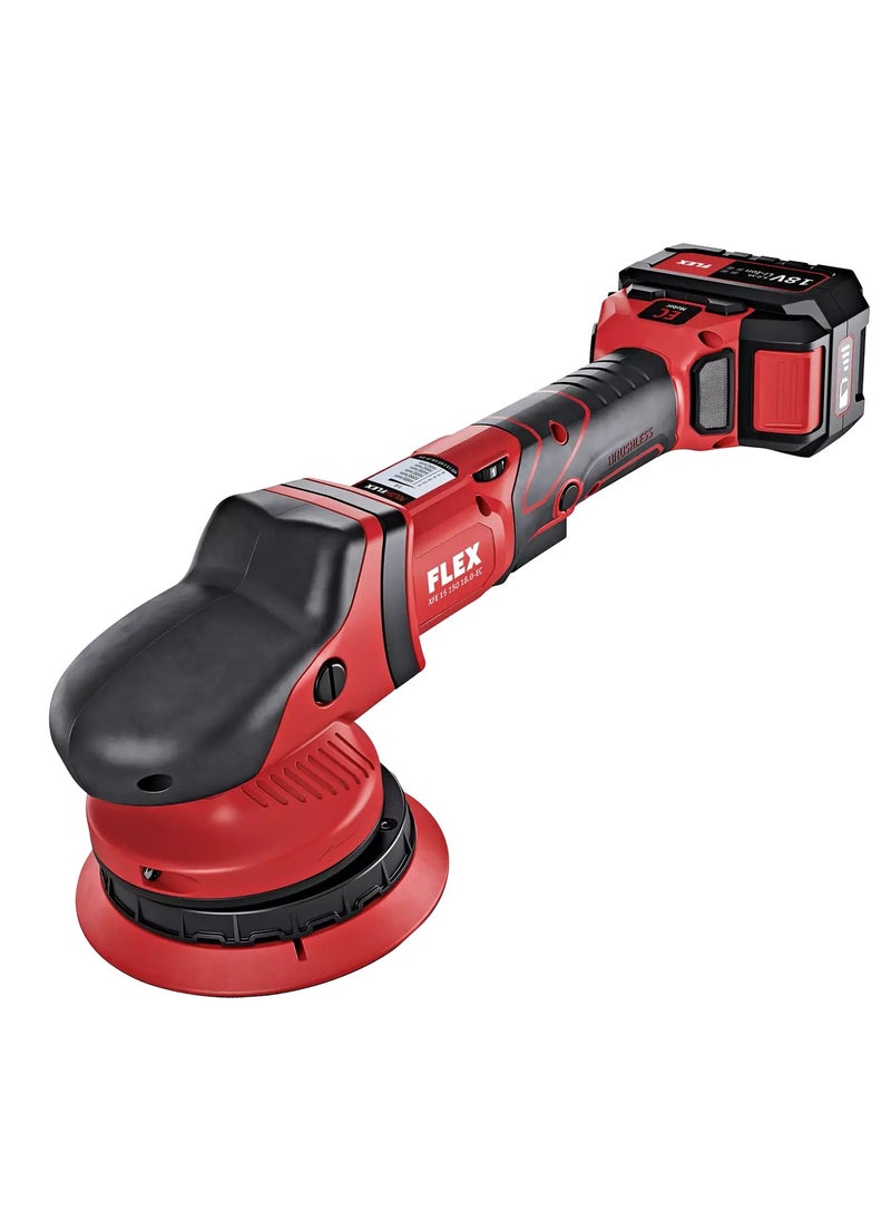 FLEX Cordless Roto Random Orbit Polisher Set 150mm, 18.0 V with 2x5.0 Ah Battery, Charger & Case  - Image 2