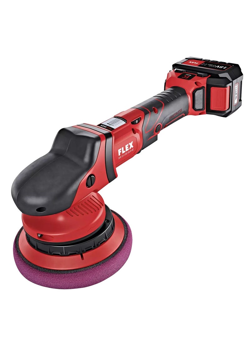 FLEX Cordless Roto Random Orbit Polisher Set 150mm, 18.0 V with 2x5.0 Ah Battery, Charger & Case  - Image 5