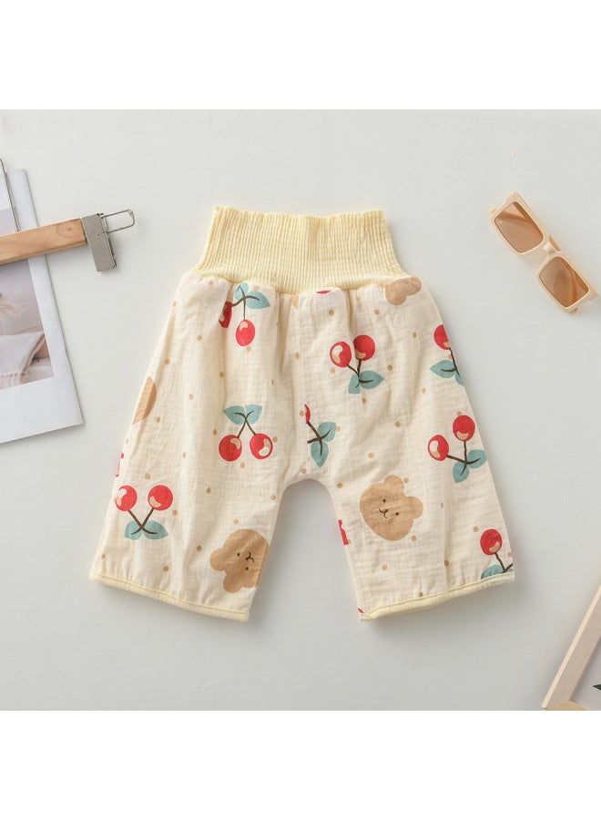 حفاضات أطفال سراويل مقاومة للماء للأطفال، حفاضات قابلة للغسل تحمي بطن الطفل، سراويل دراسية مضادة للتسرب، قطن نقي مضاد للتبول اللاإرادي - Image 1