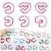 Keoker Clay Cutters for Polymer Clay Jewelry Hoop Polymer Clay Cutters for Earrings Jewelry Making 5 Shapes Potted Plant Clay Earrings Cutters Clay Cutters - Image 2