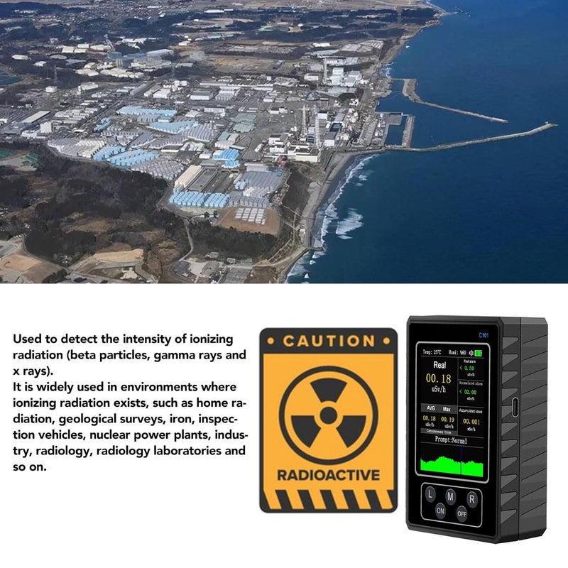 Counter Nuclear Radiation Detector Handheld Beta Gamma X ray Radiation Monitor - Image 4