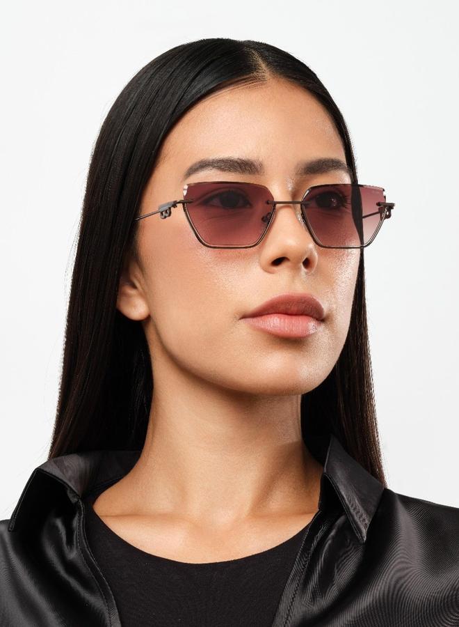 بلاك أوت نظارات شمسية هندسية بلاك أوت للنساء - Image 5