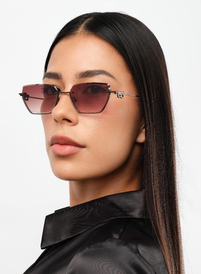 بلاك أوت نظارات شمسية هندسية بلاك أوت للنساء - Image 4