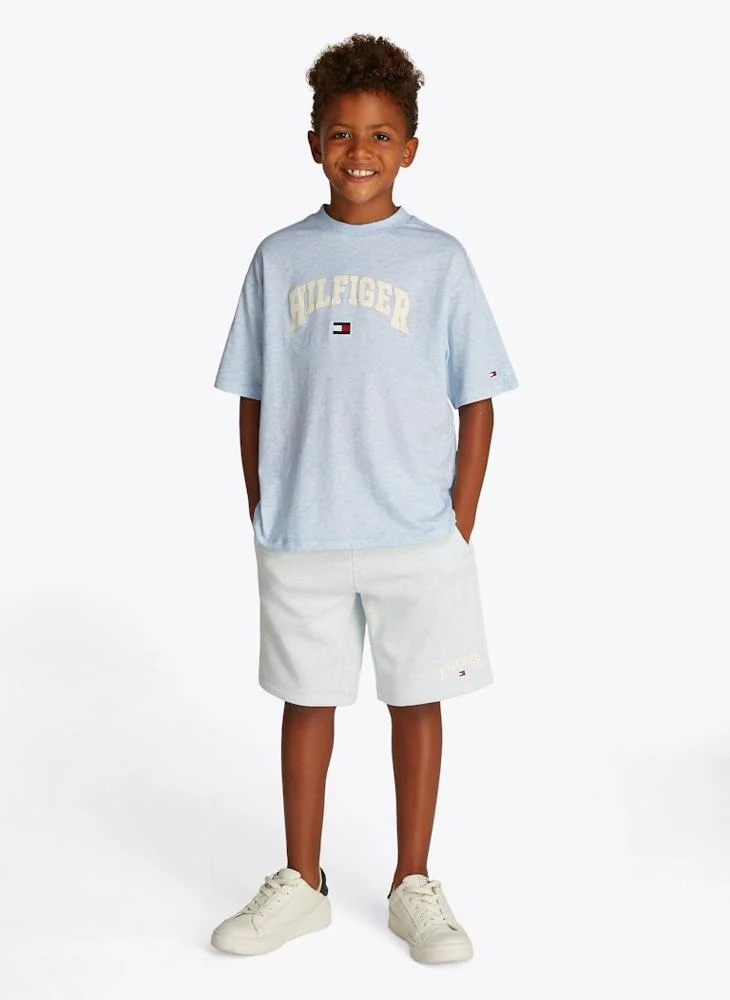 TOMMY HILFIGER Kids Logo Varsity Short Sleeve  T-Shirt