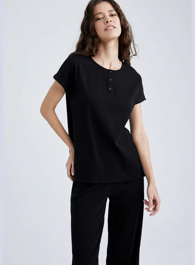 DeFacto Woman Crew Neck Long Sleeve Knitted Tops