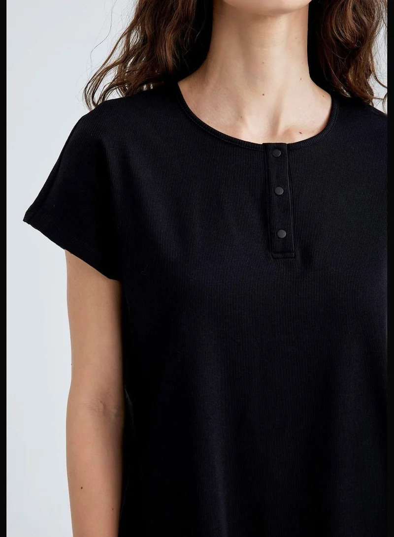 DeFacto Woman Crew Neck Long Sleeve Knitted Tops