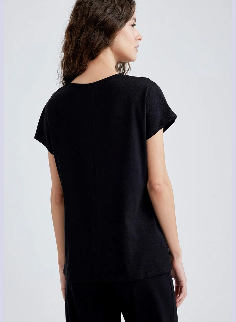 DeFacto Woman Crew Neck Long Sleeve Knitted Tops