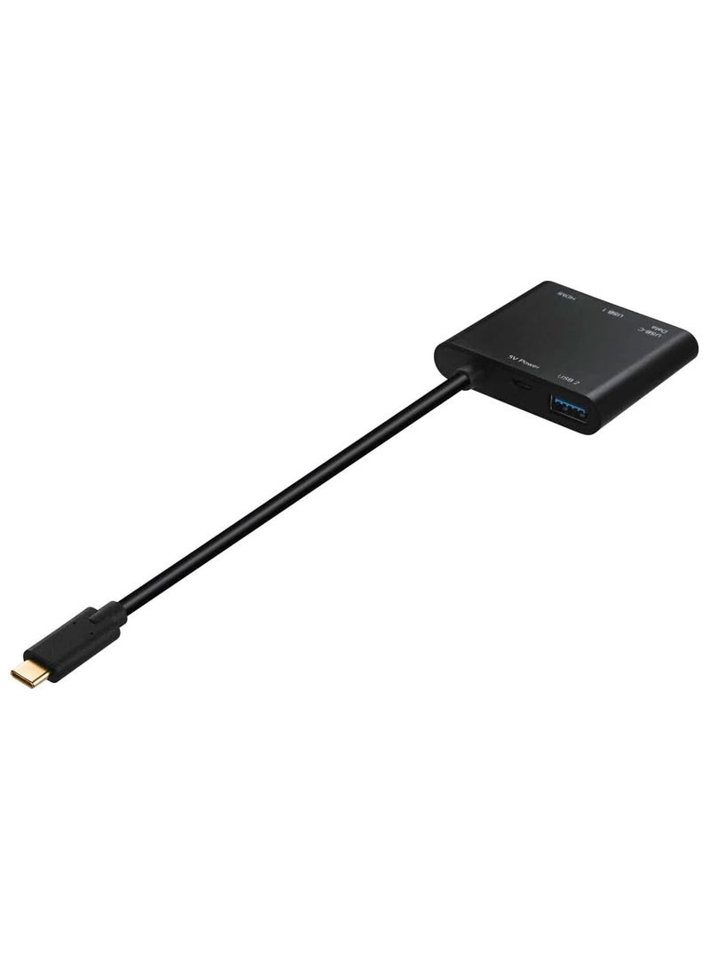Hama 135729 4-in-1 USB-C Multiport Adapter for 2x USB 3.1, HDMI and USB-C - Image 2