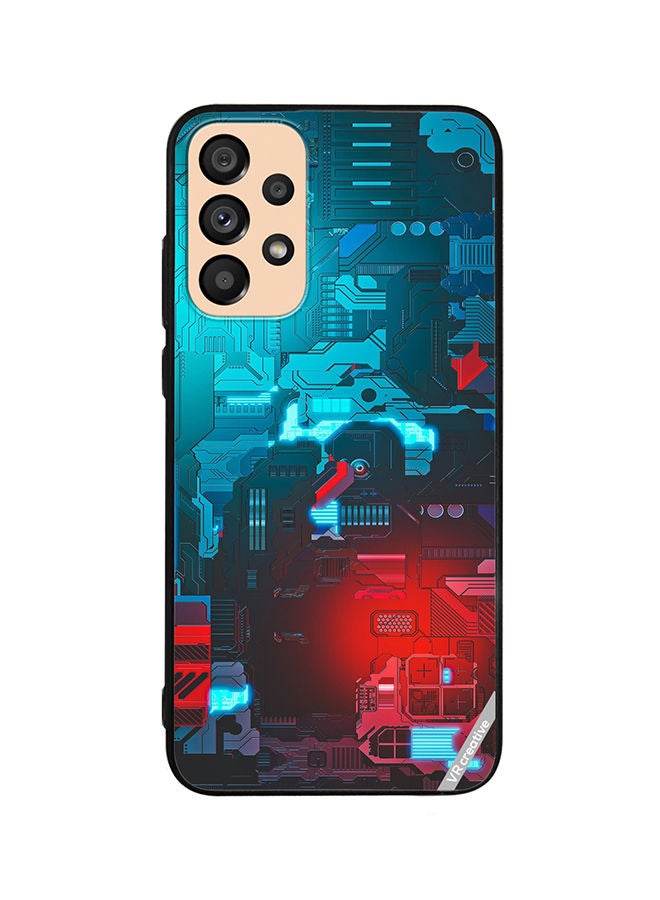 Protective Case Cover For Samsung Galaxy A33 5G Tech M7 Design Design Multicolour