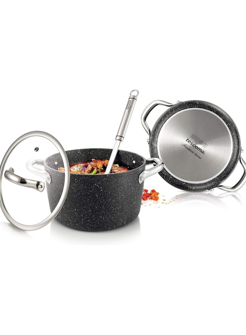 tescoma قدر رخامى مع غطاء 20 سم - Image 4