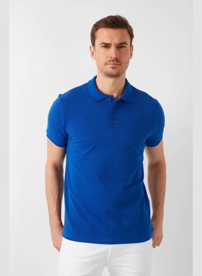 Buratti  Buratti Cotton Regular Fit Button-Down Polo Collar T-Shirt Men's POLO COLLAR T-SHIRT 5902127 for Men | Best Price UAE