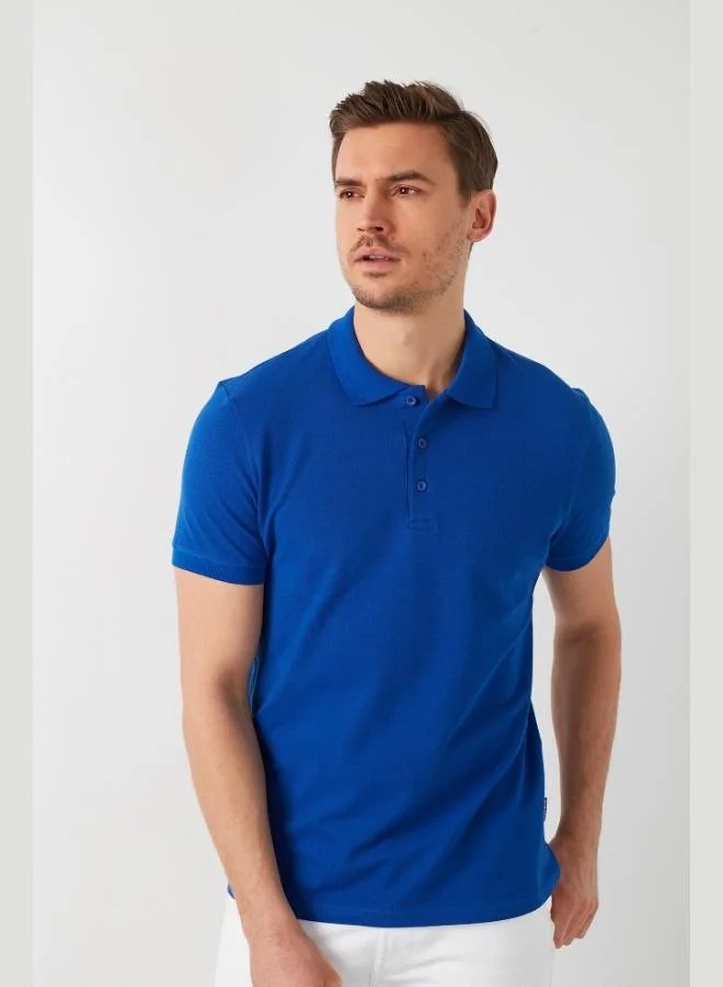 Buratti  Buratti Cotton Regular Fit Button-Down Polo Collar T-Shirt Men's POLO COLLAR T-SHIRT 5902127 for Men | Best Price UAE